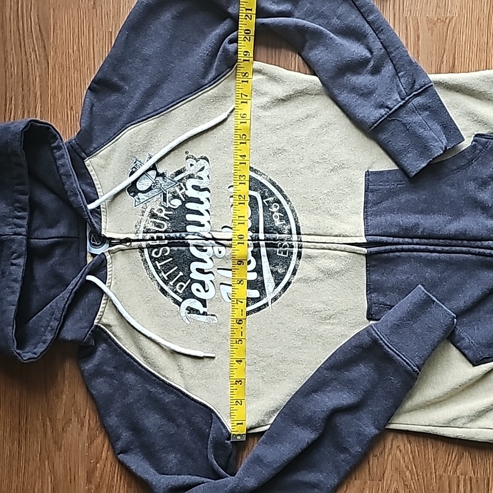 NHL Pittsburgh Penguins Hockey Full Zip Hooded Sweatshirt Jacket Women's Medium - Picture 7 of 14